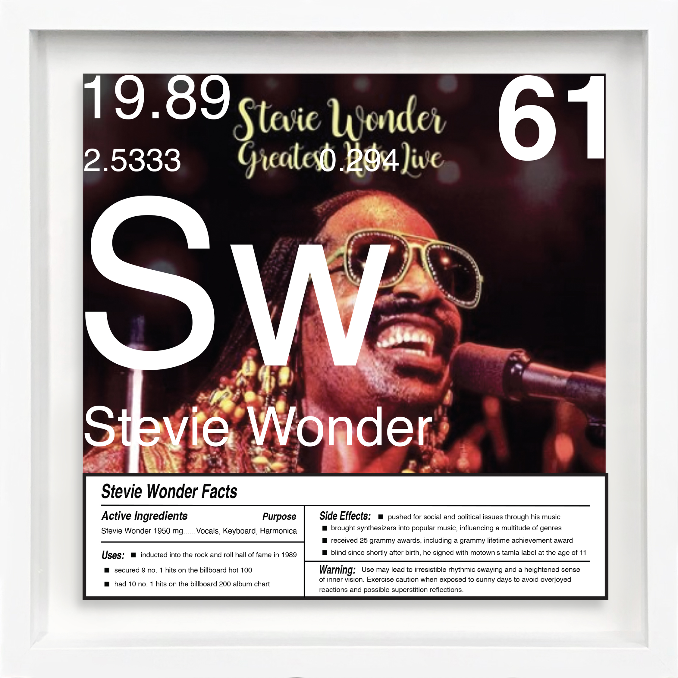 Stevie Wonder artwork